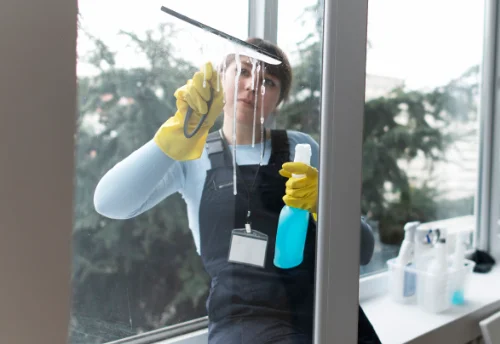 Nettoyage de vitres intérieures et extérieures à Labry